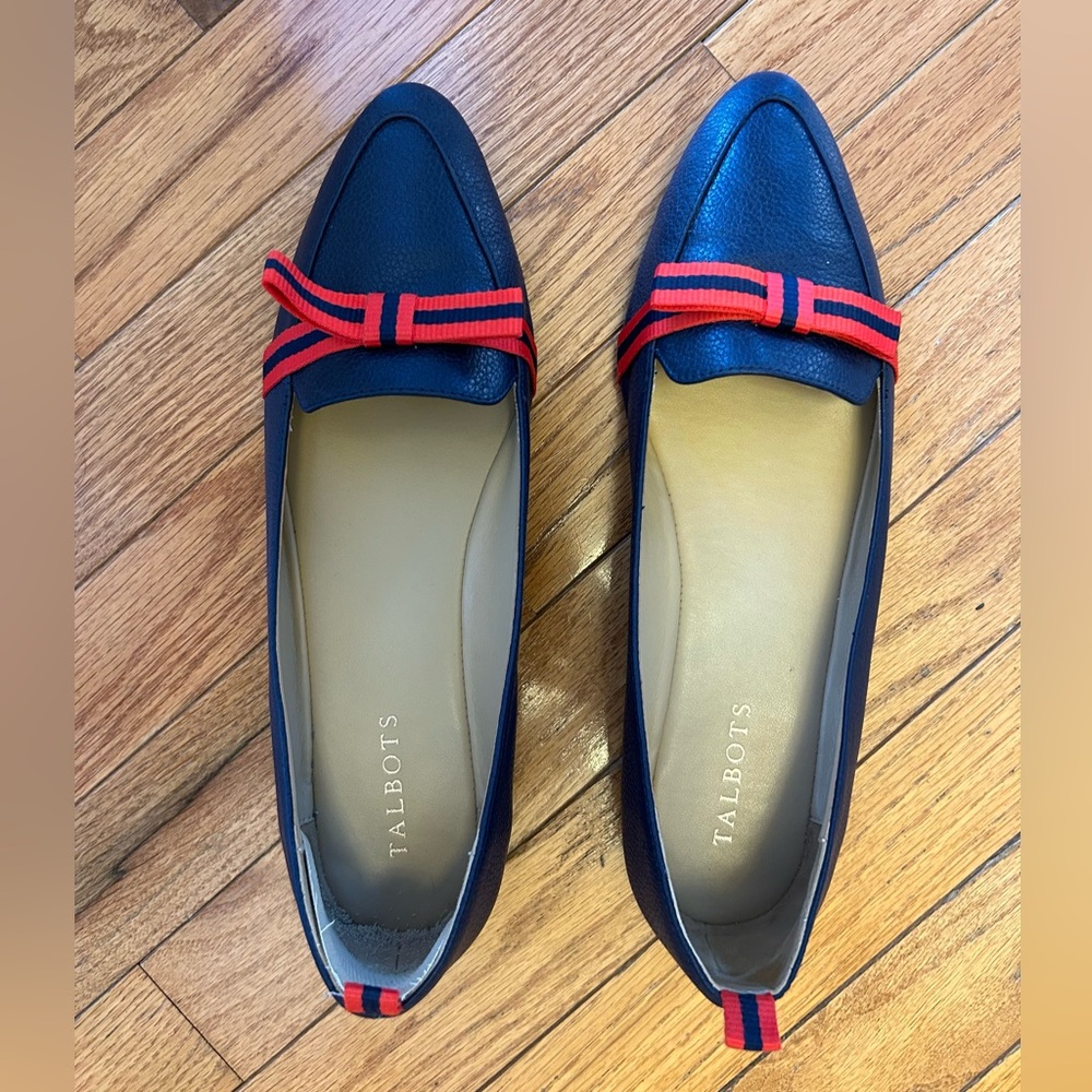 Talbots Francesca Flats in Indigo Blue (size 10)